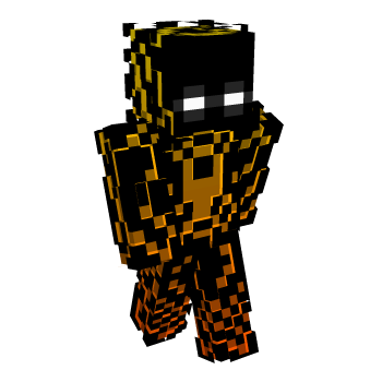Red Orange Minecraft Skin