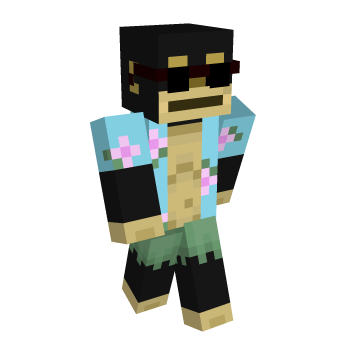 Summer Monkey Minecraft Skin