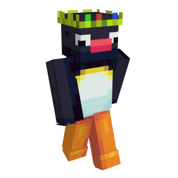 Crown Penguin Minecraft Skin
