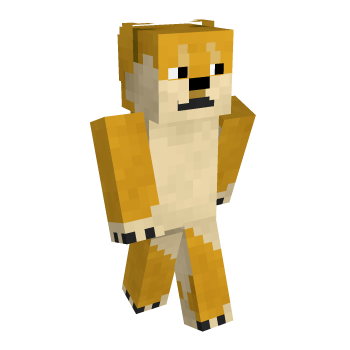 Doge Dog Minecraft Skin