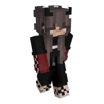 Red Emo Minecraft Skin