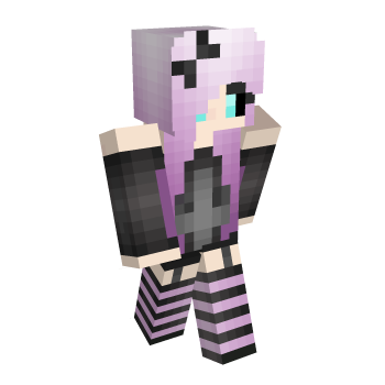 Creepy Purple Minecraft Skin