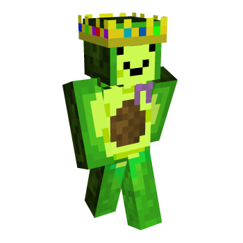 Cancer Ribbon Crown Minecraft Skin