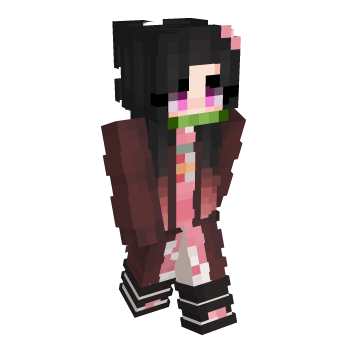 Nezuko Anime Minecraft Skin
