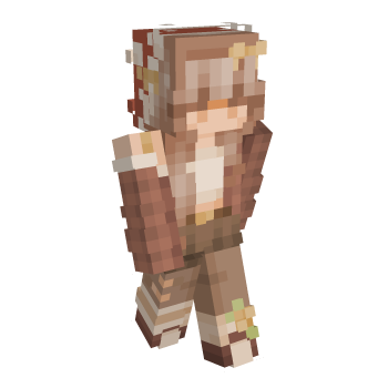 Brown Cardigan Brown Hair Minecraft Skin