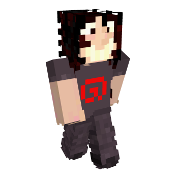 Red Gray Minecraft Skin