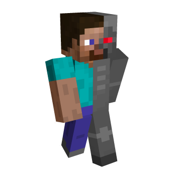 Male Hair Brown Minecraft Skin