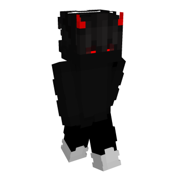 Red Eyes Black Minecraft Skin - Laby
