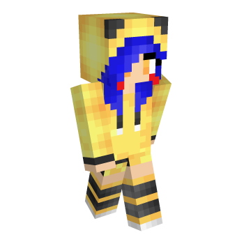 Hair Pikachu Minecraft Skin