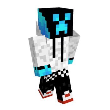 Blue Creeper Minecraft Skin