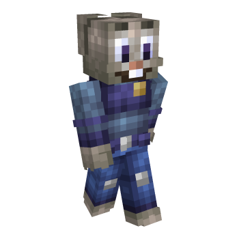 Rabbit Happy Creature Minecraft Skin