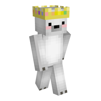 King Polarbear Minecraft Skin