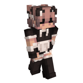 Maid Catboy Minecraft Skin