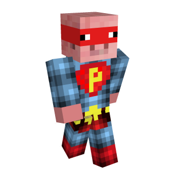Superhero Superman Minecraft Skin