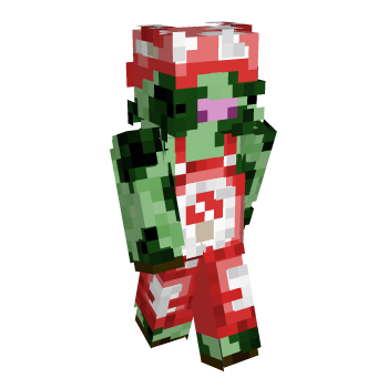 Overalls Mushroom Minecraft Skin