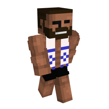 Gigachad White Minecraft Skin