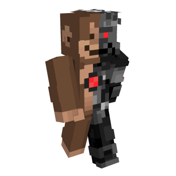 Monkey Cyborg Minecraft Skin