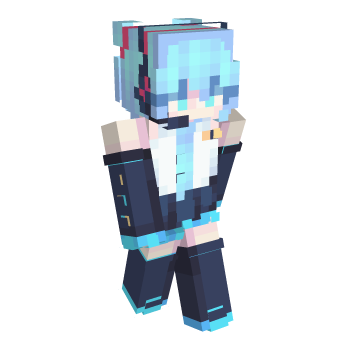 Aqua Minecraft Skin