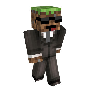 Suit Grass Minecraft Skin