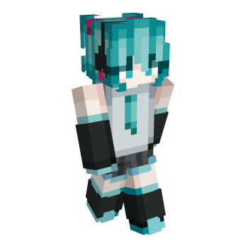 Teal Minecraft Skin