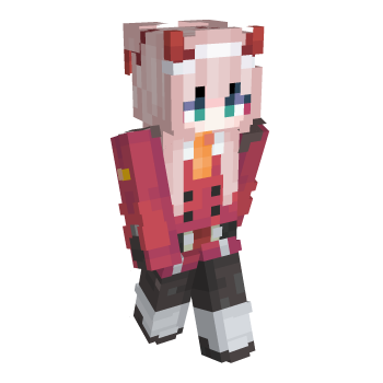 Girl Pink Hair Minecraft Skin