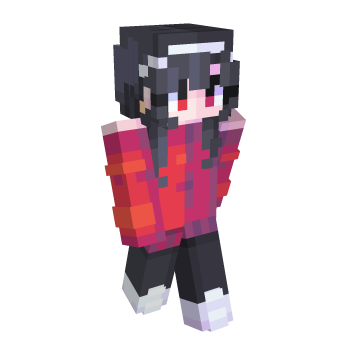 Girl Red Minecraft Skin