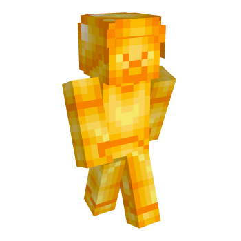 Gold Cute Minecraft Skin