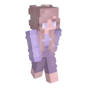 Lavender Sleeves Minecraft Skin
