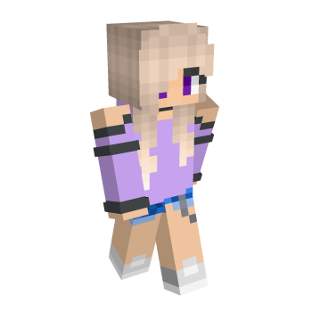 Lilac Punk Minecraft Skin