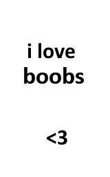 Boobs Love I Screenshot Text Minecraft Cloak