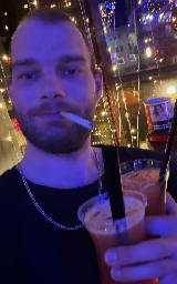 Holding Human Face Drinking Minecraft Cloak