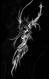Anime Angel Dark Black Fly Minecraft Cloak