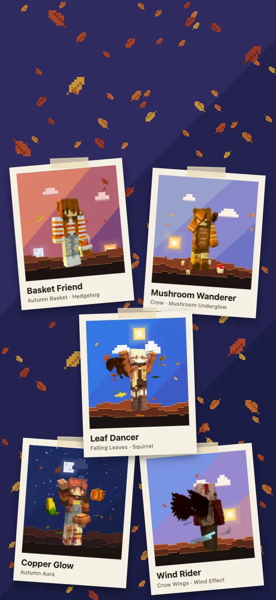 Papel de parede de Minecraft Lookbook aconchegante para phone