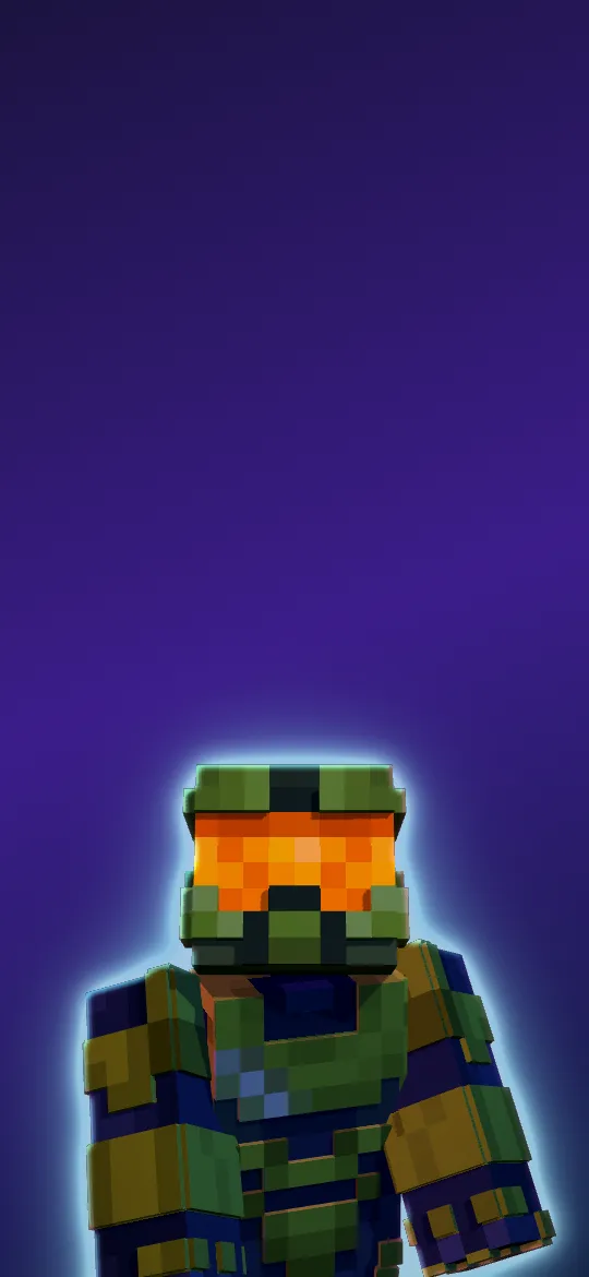 Papel de parede de Minecraft Neon para phone