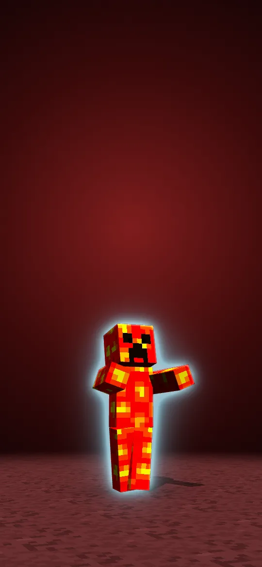 Papel de parede de Minecraft Nether para phone
