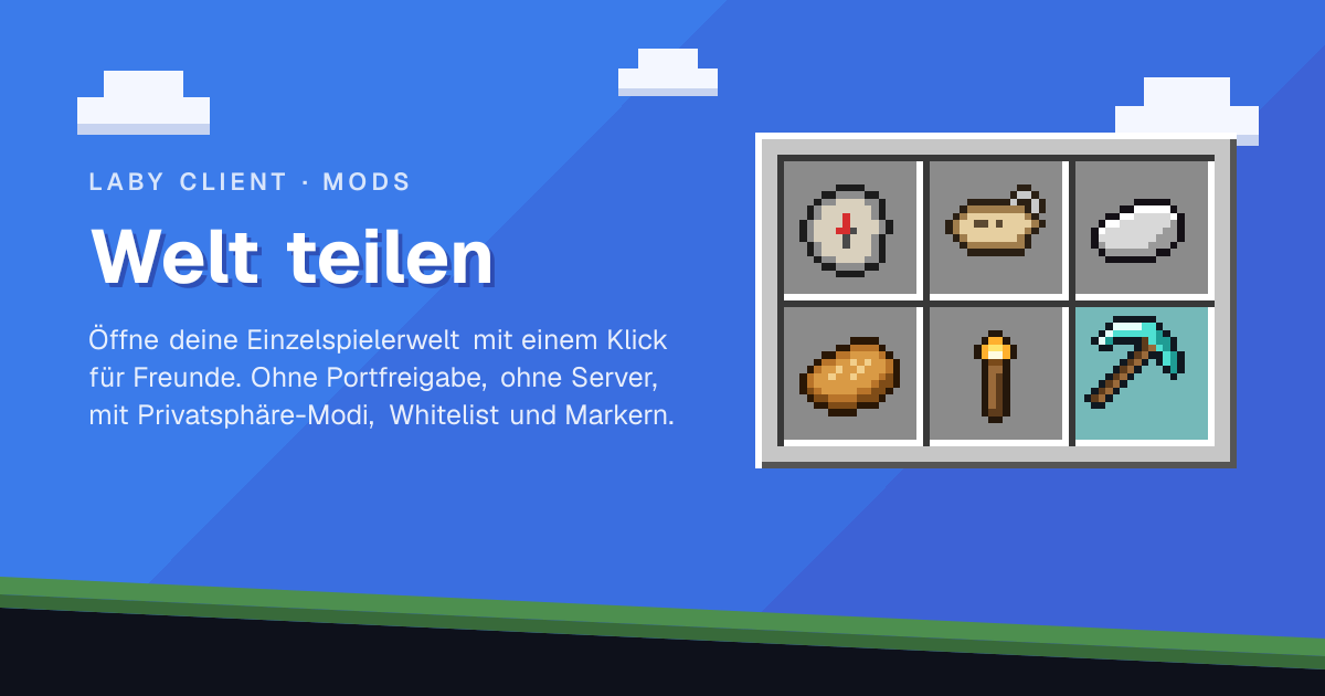 Minecraft World Sharing: Singleplayer mit Freunden | Laby