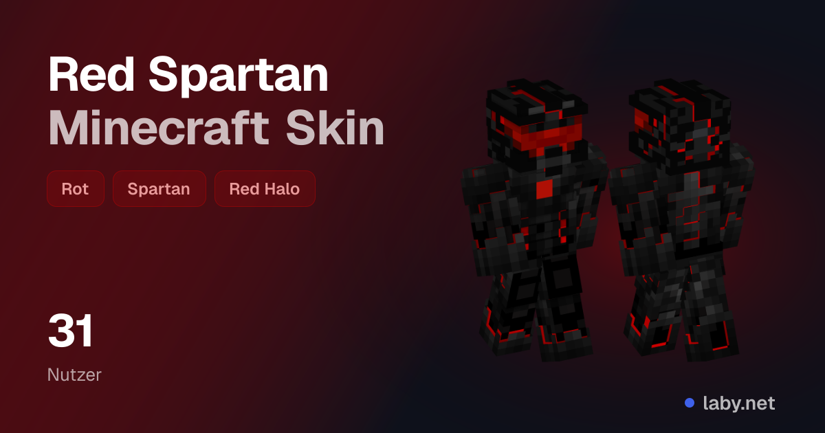 Red Spartan Minecraft Skin | Laby