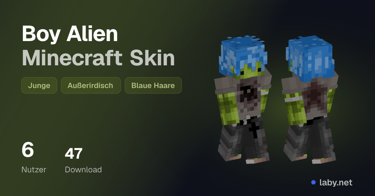 Boy Alien Minecraft Skin | Laby