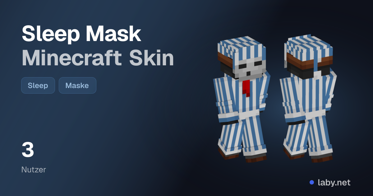Sleep Mask Minecraft Skin | Laby