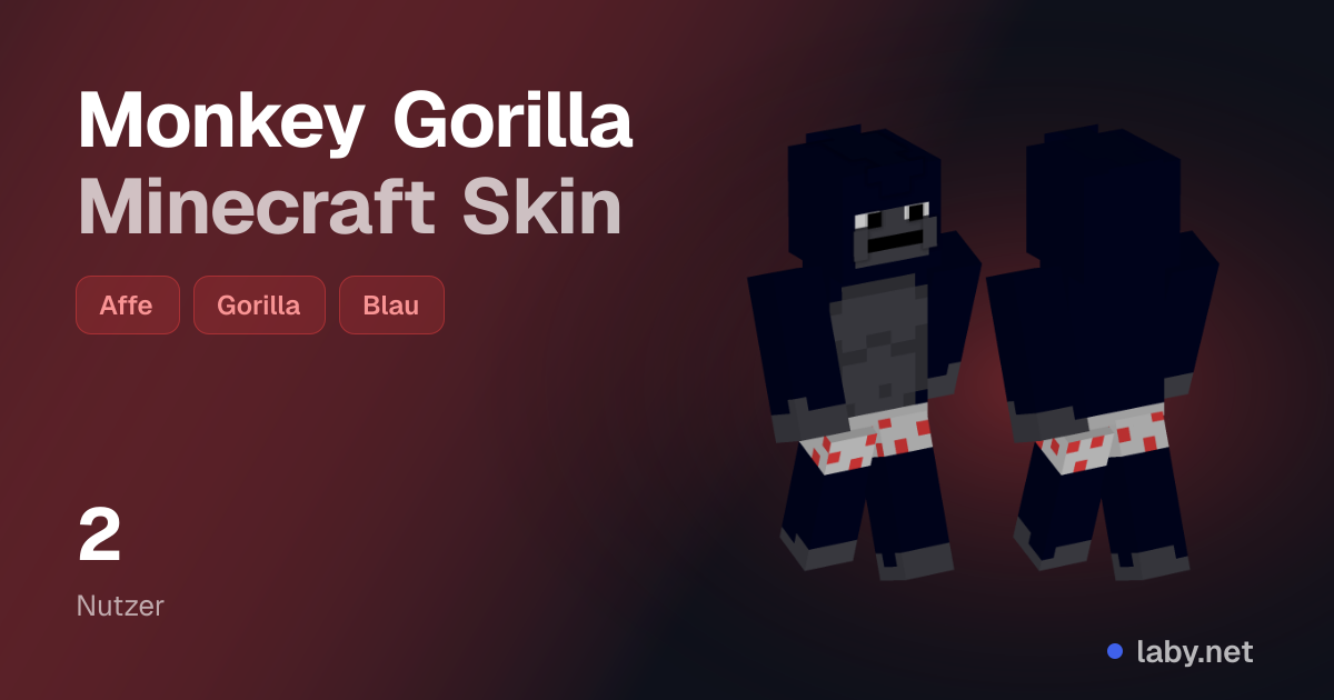 Monkey Gorilla Minecraft Skin | Laby