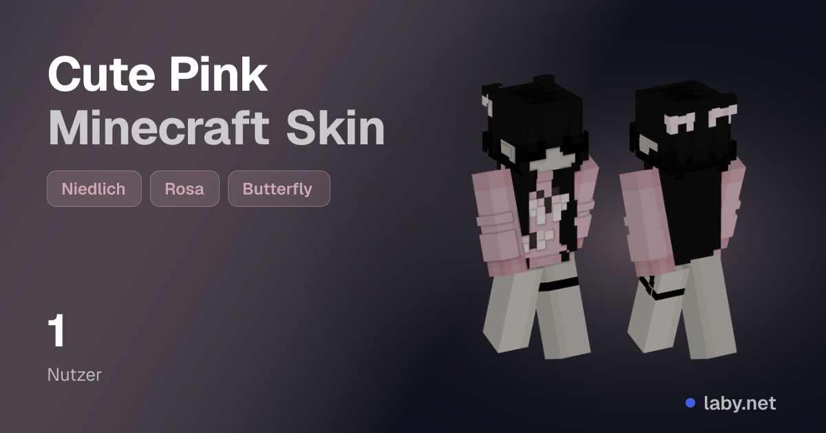 Cute Pink Minecraft Skin | Laby