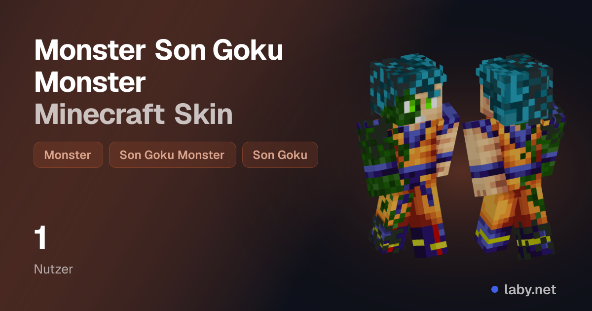 Monster Son Goku Monster Minecraft Skin | Laby