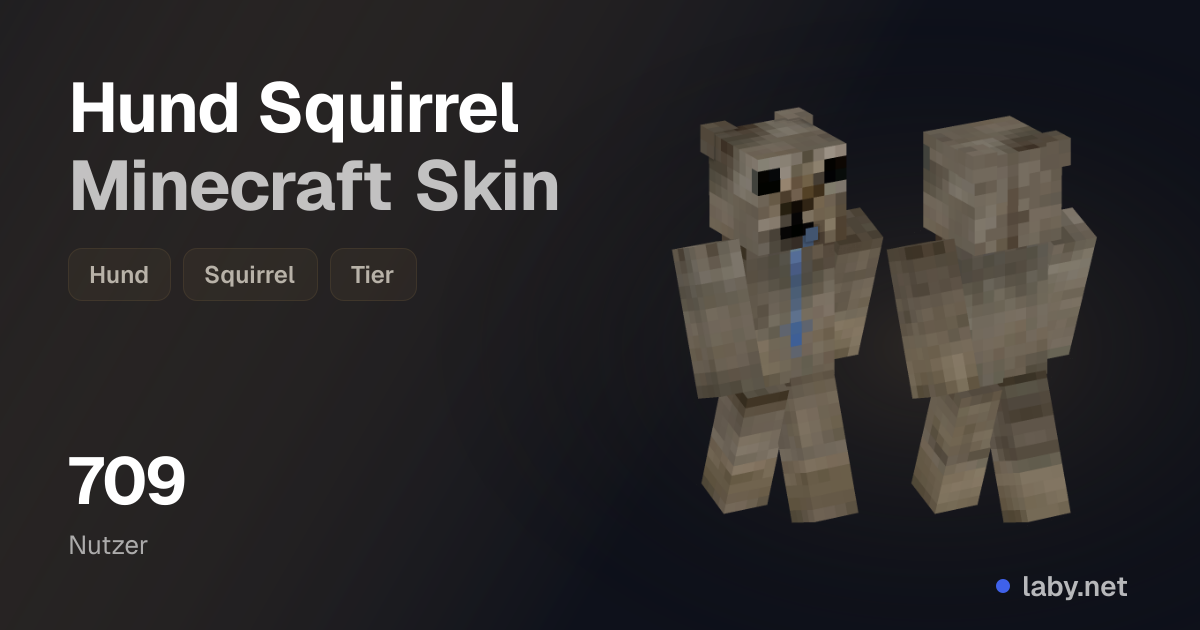 Hund Squirrel Minecraft Skin | Laby
