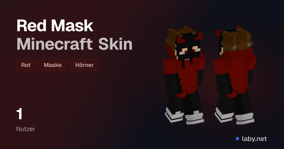Red Mask Minecraft Skin | Laby