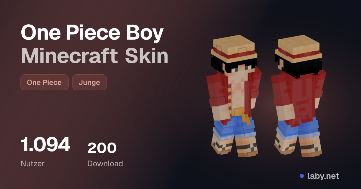 One Piece Boy Minecraft Skin | Laby