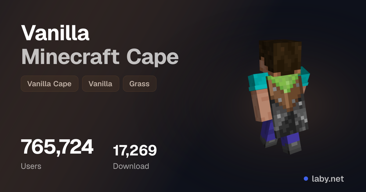 Vanilla Minecraft Cape | Laby