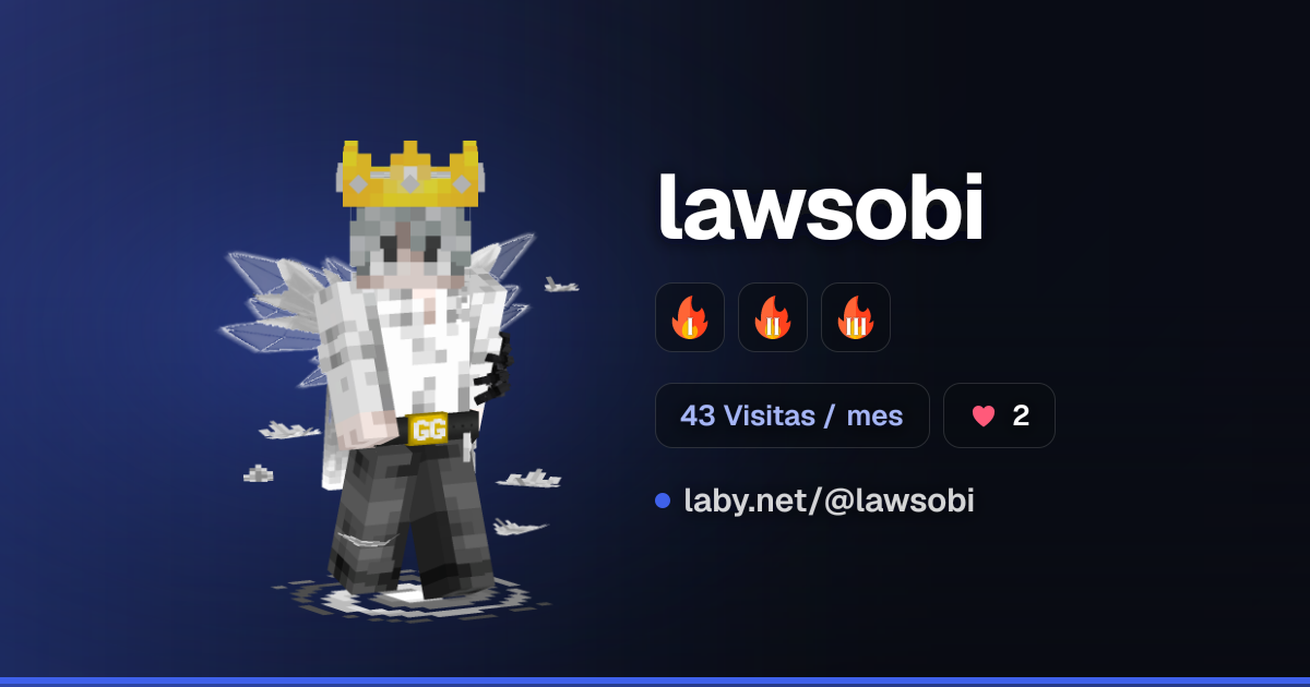 lawsobi | Perfil de Minecraft | Laby
