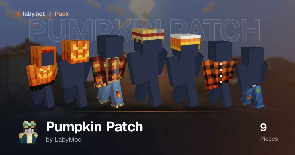 Pumpkin Patch - Minecraft Skin Clothing Pack | Laby