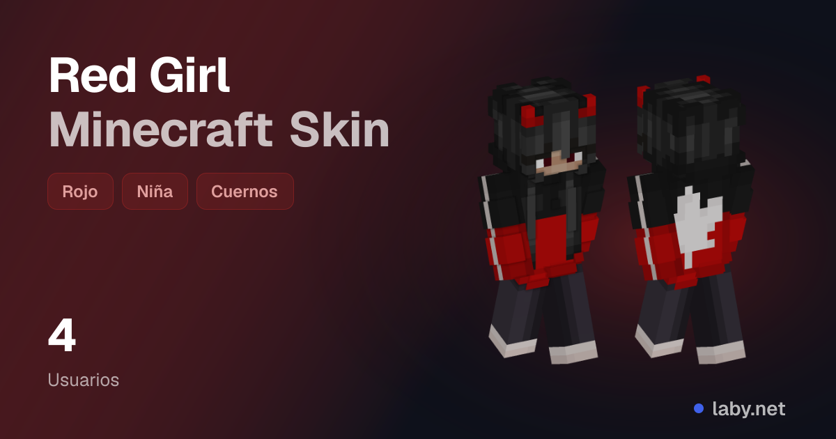 Red Girl Minecraft Skin | Laby