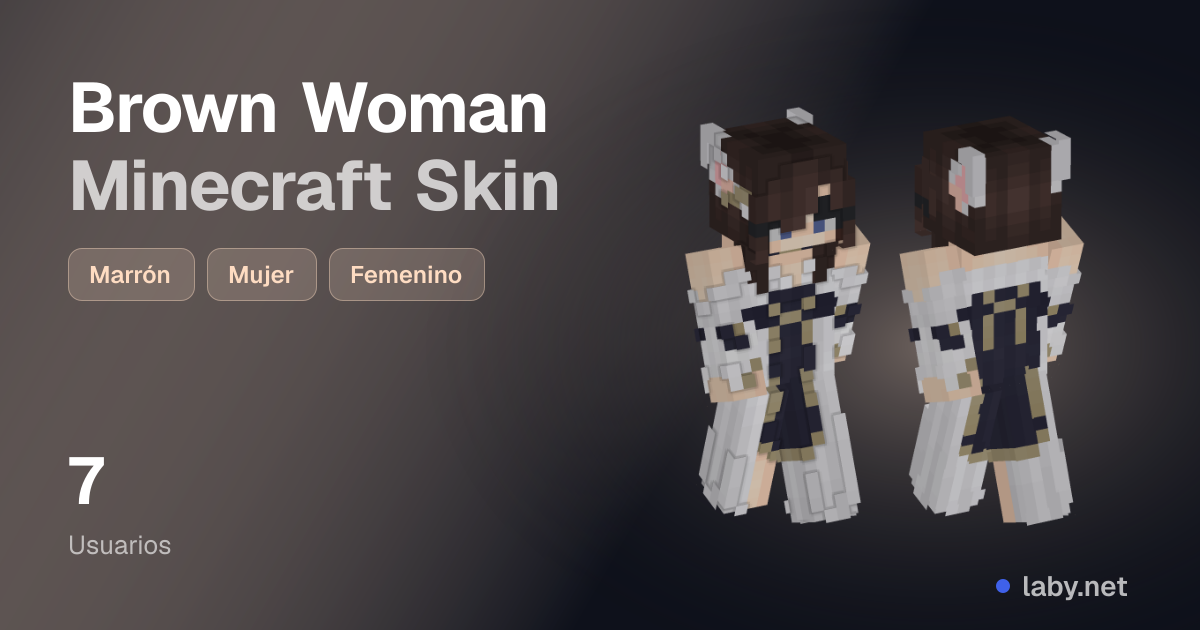 Brown Woman Minecraft Skin | Laby